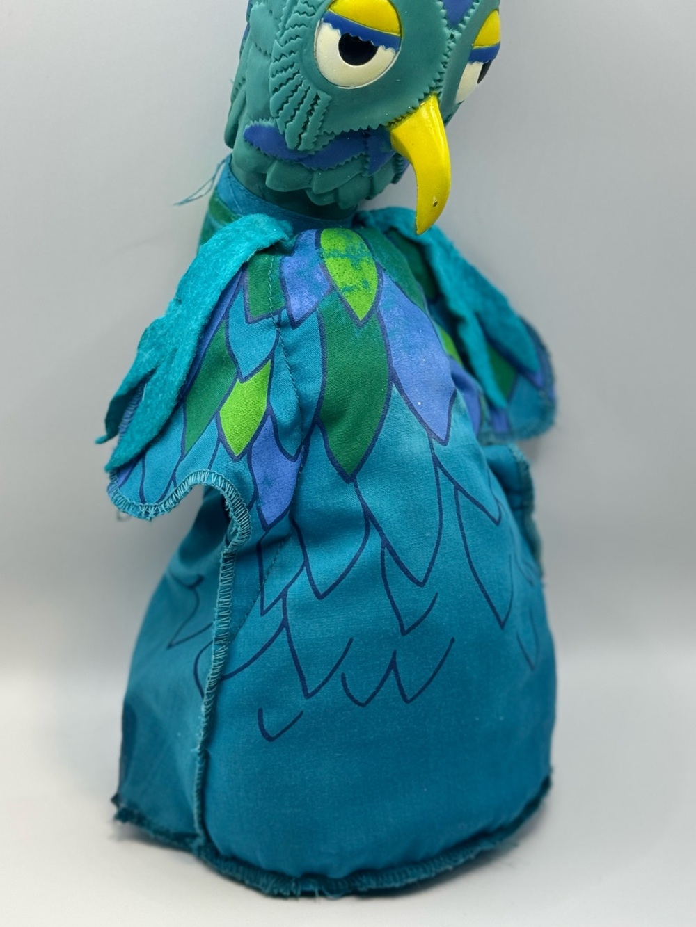 Vintage 1977 Ideal Mr. Rogers' Neighborhood "X The Owl" Stuffed Hand Puppet - Picture 7 of 15